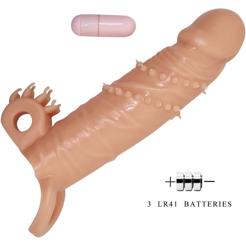 PRETTY LOVE - CONNOR PENIS SLEEVE + CLITORIS STIMULATOR FLESH - 6