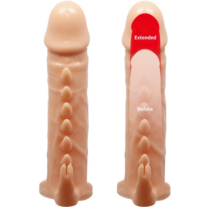 PRETTY LOVE - EMMIT PENIS SLEEVE + CLITORIS STIMULATOR FLESH - 4
