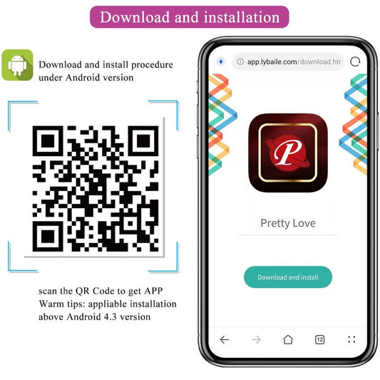 PRETTY LOVE - FRANZ MASSAGER & VIBRATOR FREE APP PURPLE
