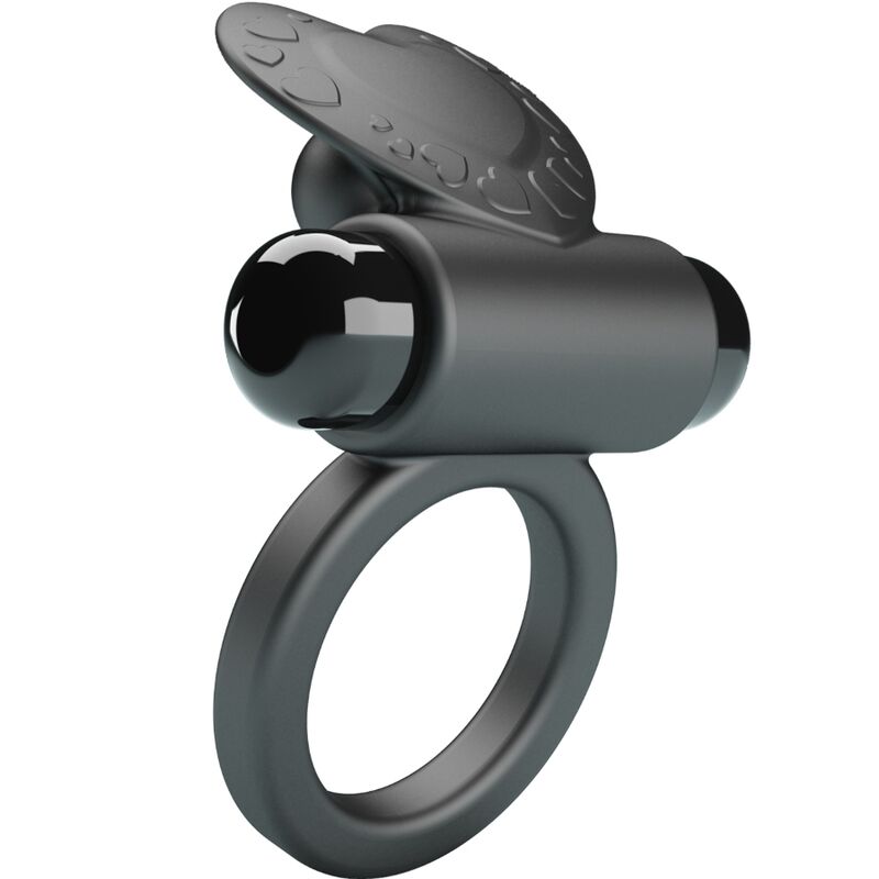PRETTY LOVE - DEBONAIRE VIBRATING RING RABBIT 10 VIBRATIONS BLACK - 5