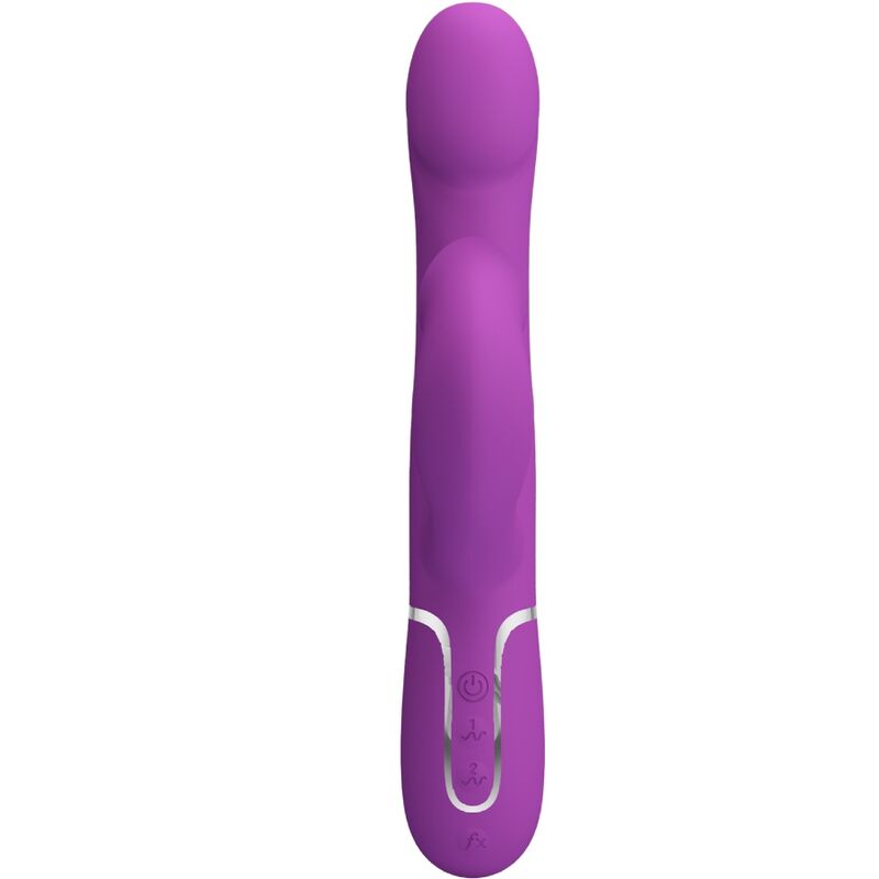 PRETTY LOVE - 4 IN 1 MULTIFUNCTION VIBRATOR & STIMULATOR PURPLE - 2
