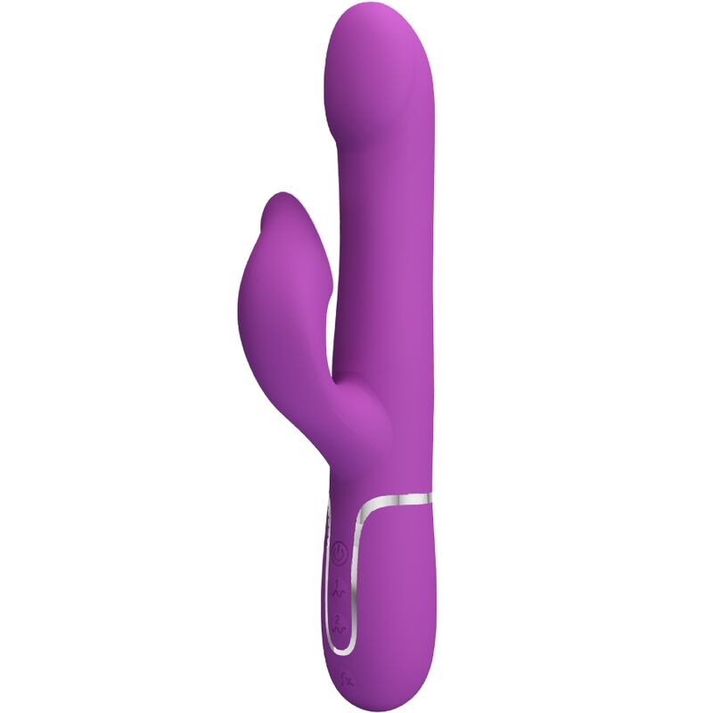 PRETTY LOVE - 4 IN 1 MULTIFUNCTION VIBRATOR & STIMULATOR PURPLE - 6