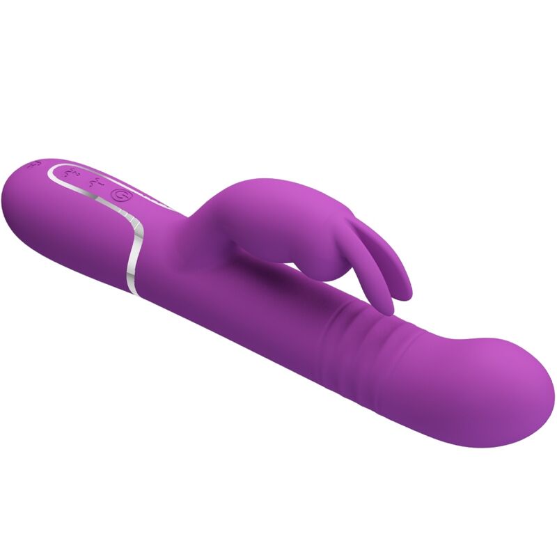 PRETTY LOVE - COALE VIBRATEUR LAPIN MULTIFONCTION 4 EN 1 VIOLET