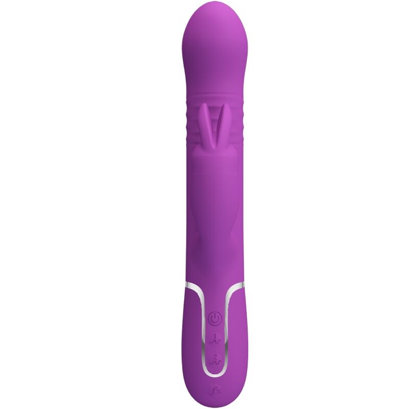 PRETTY LOVE - COALE 4 IN 1 MULTIFUNCTION RABBIT VIBRATOR  PURPLE - 2