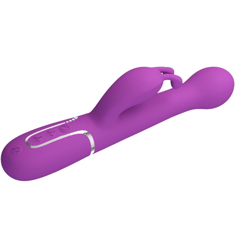 PRETTY LOVE - DEJON VIBRATEUR LAPIN MULTIFONCTION 3 EN 1 VIOLET