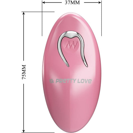 PRETTY LOVE - CAILEY NIPPLE CLAMPS 10 VIBRATIONS REMOTE CONTROL PINK - 1