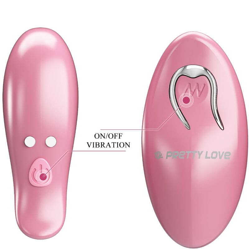 PRETTY LOVE - CAILEY NIPPLE CLAMPS 10 VIBRATIONS REMOTE CONTROL PINK - 3