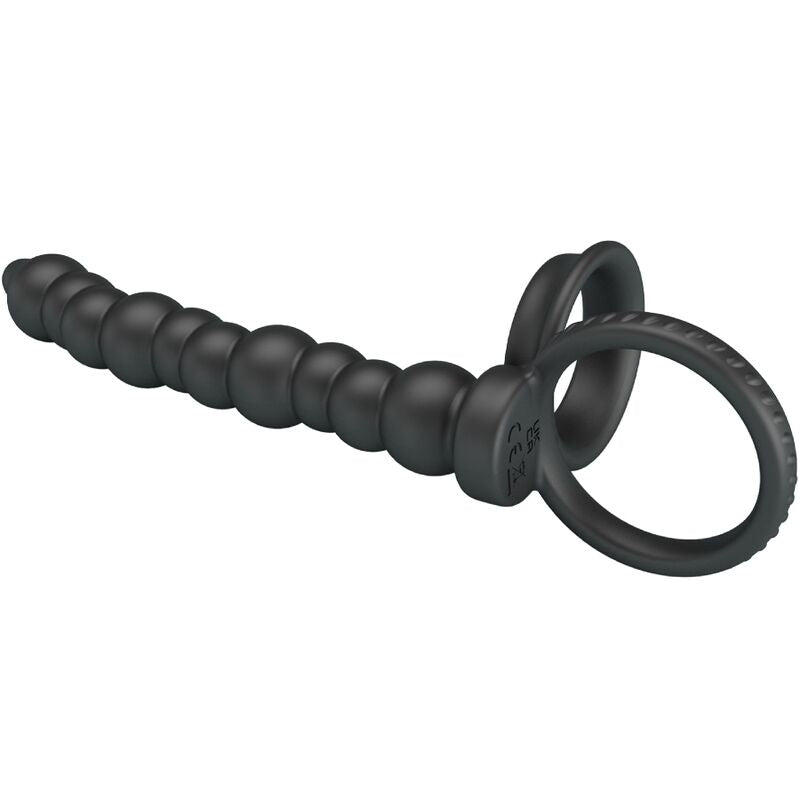 PRETTY LOVE - DILLION DOUBLE PENETRATION COCK RING BLACK - 2