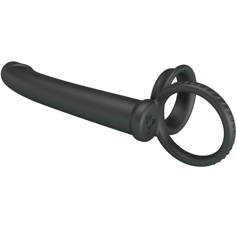 PRETTY LOVE - DILLION DOUBLE PENETRATION DOUBLE COCK RING BLACK - 3