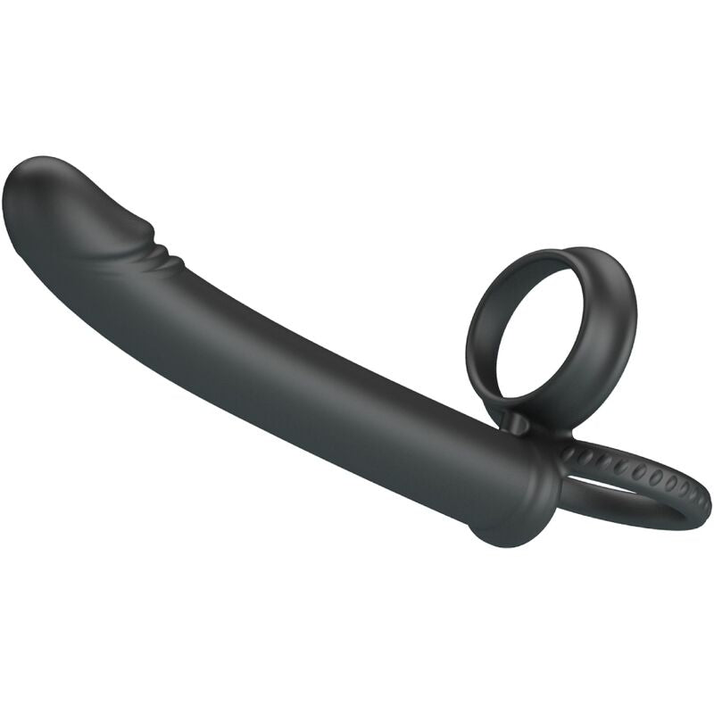 PRETTY LOVE - DILLION DOUBLE PENETRATION DOUBLE COCK RING BLACK - 5