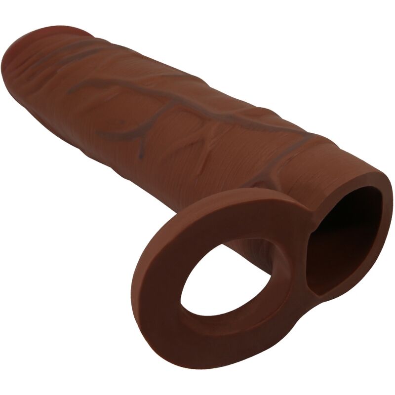PRETTY LOVE - KAILE PENIS SLEEVE WITH 2.5 CM EXTENSION MULATTO - 3