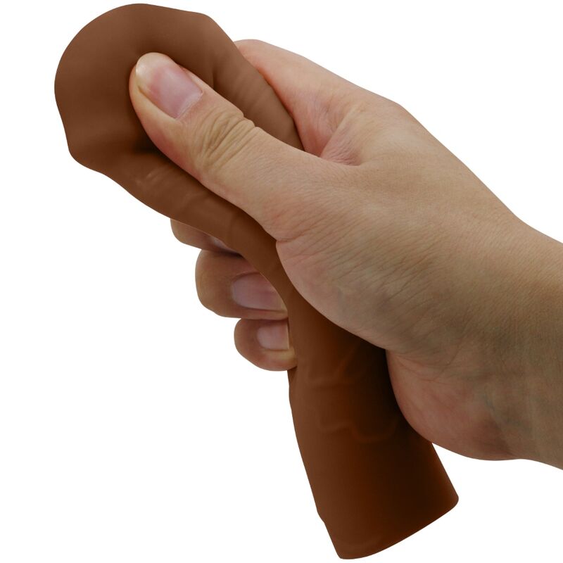 PRETTY LOVE - NILE PENIS SLEEVE WITH 2.5 CM EXTENSION MULATTO - 4