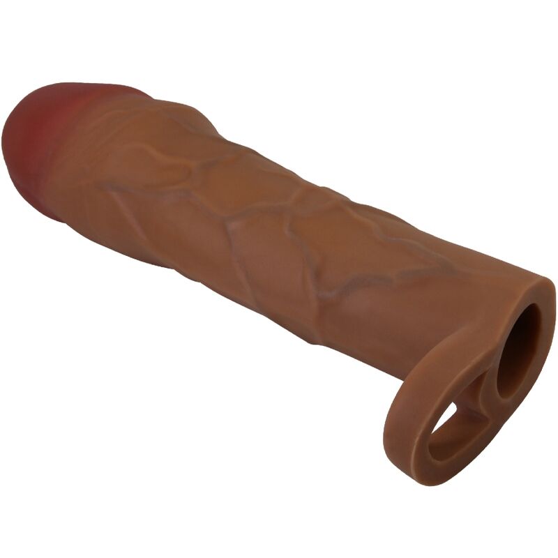 PRETTY LOVE - HANI PENIS SLEEVE WITH 5 CM EXTENSION MULATTO - 2