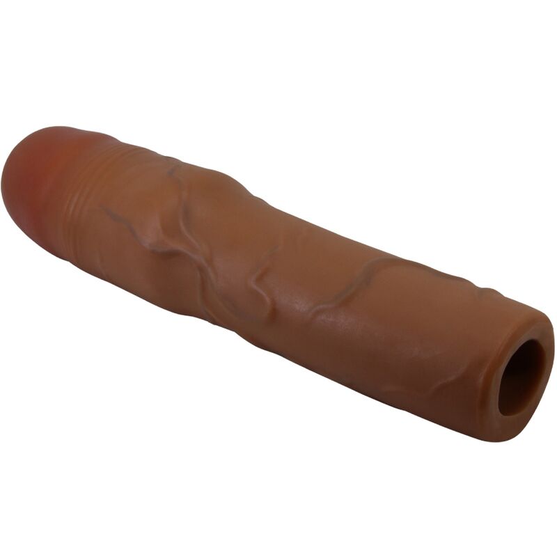 PRETTY LOVE - KYLIAN PENIS SLEEVE WITH 7.6 CM EXTENSION MULATTO - 2
