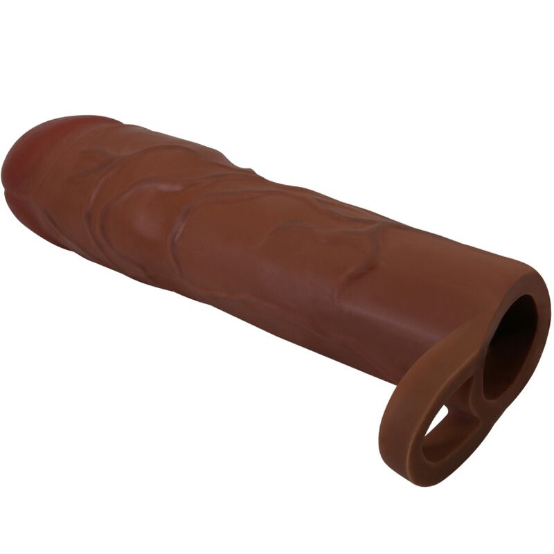PRETTY LOVE - GERD PENIS SLEEVE WITH 7.6 CM EXTENSION MULATTO - 3