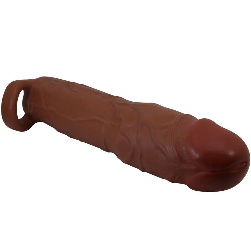 PRETTY LOVE - GERD PENIS SLEEVE WITH 7.6 CM EXTENSION MULATTO - 4