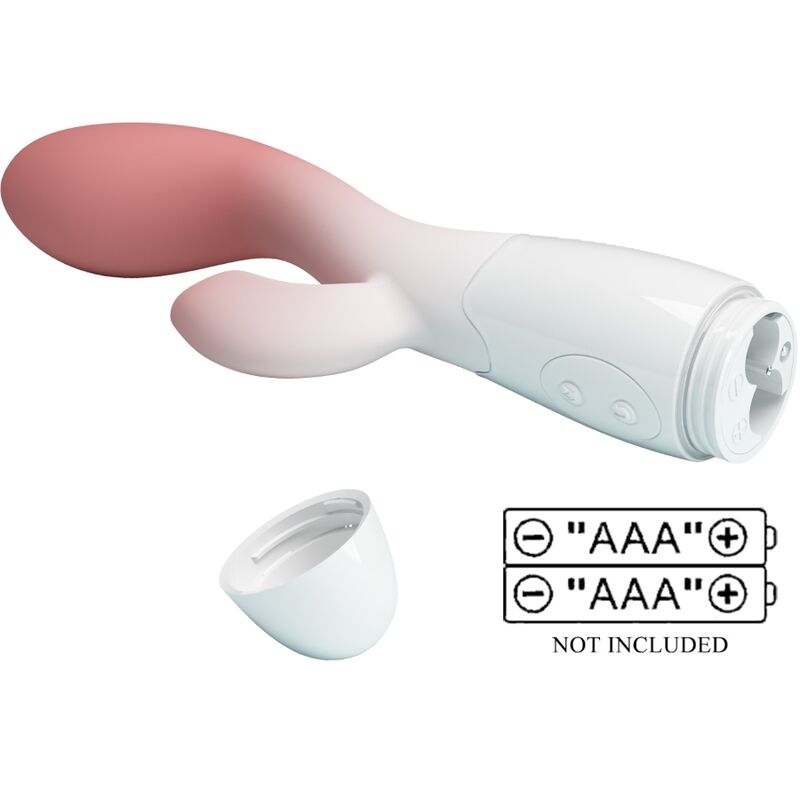 PRETTY LOVE - BRIGHTY G-SPOT VIBRATOR + CLITORIS STIMULATOR 30 VIBRATIONS PINK - 5
