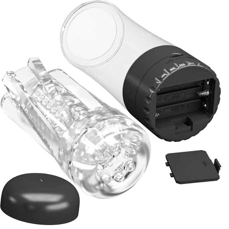 PRETTY LOVE - TAMARA MALE MASTURBATOR MULTI-SPEED VIBRATOR BLACK - 5