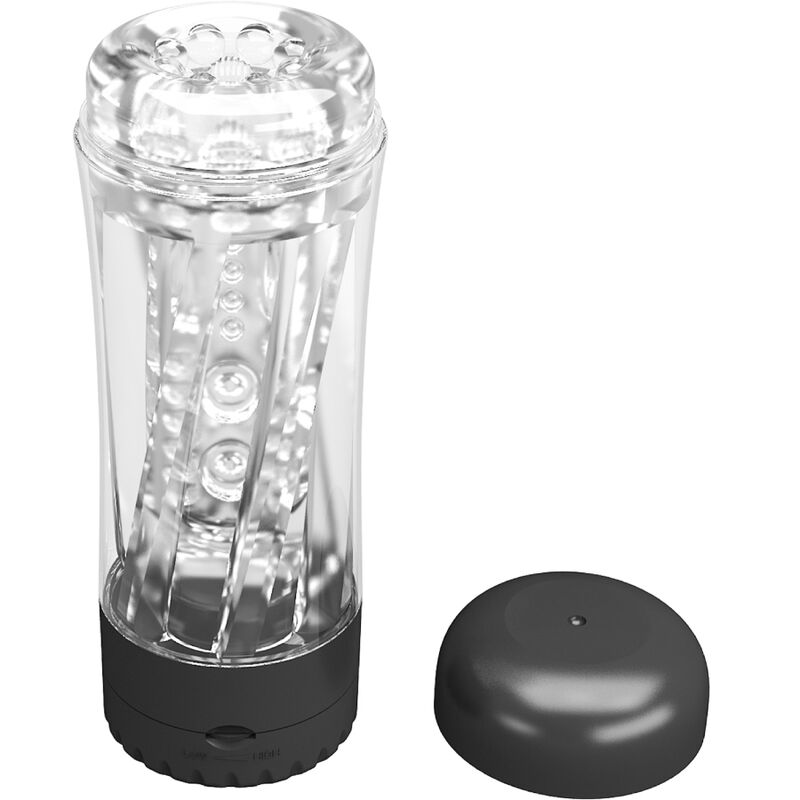 PRETTY LOVE - TAMARA MALE MASTURBATOR MULTI-SPEED VIBRATOR BLACK - 6