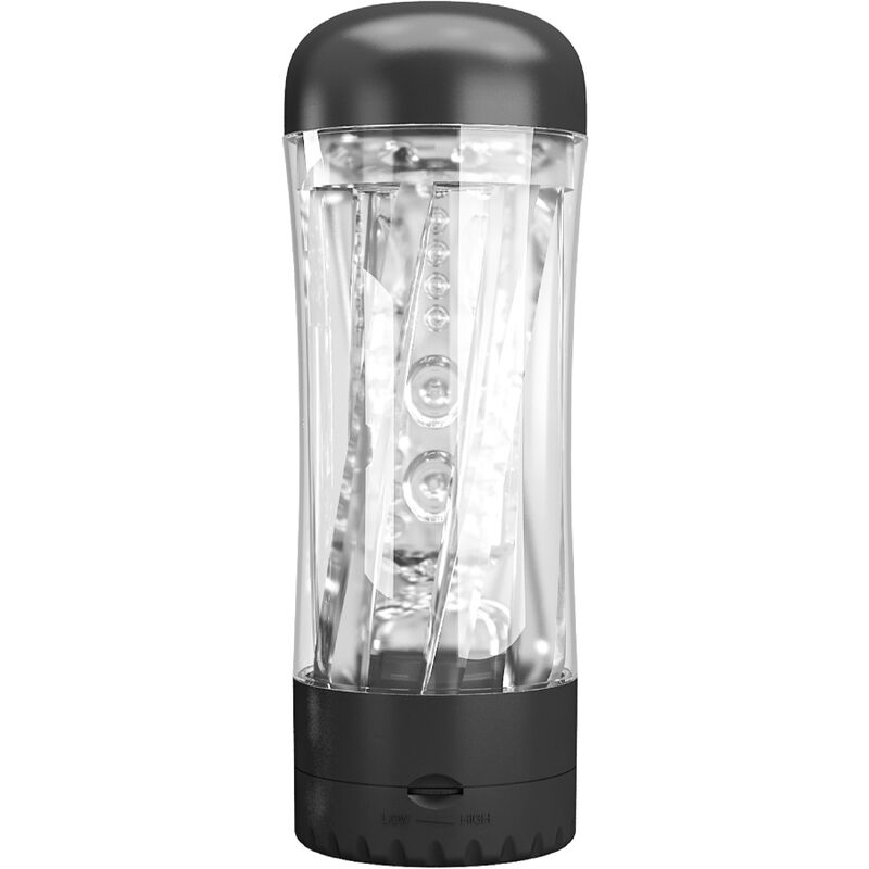 PRETTY LOVE - TAMARA MALE MASTURBATOR MULTI-SPEED VIBRATOR BLACK - 10
