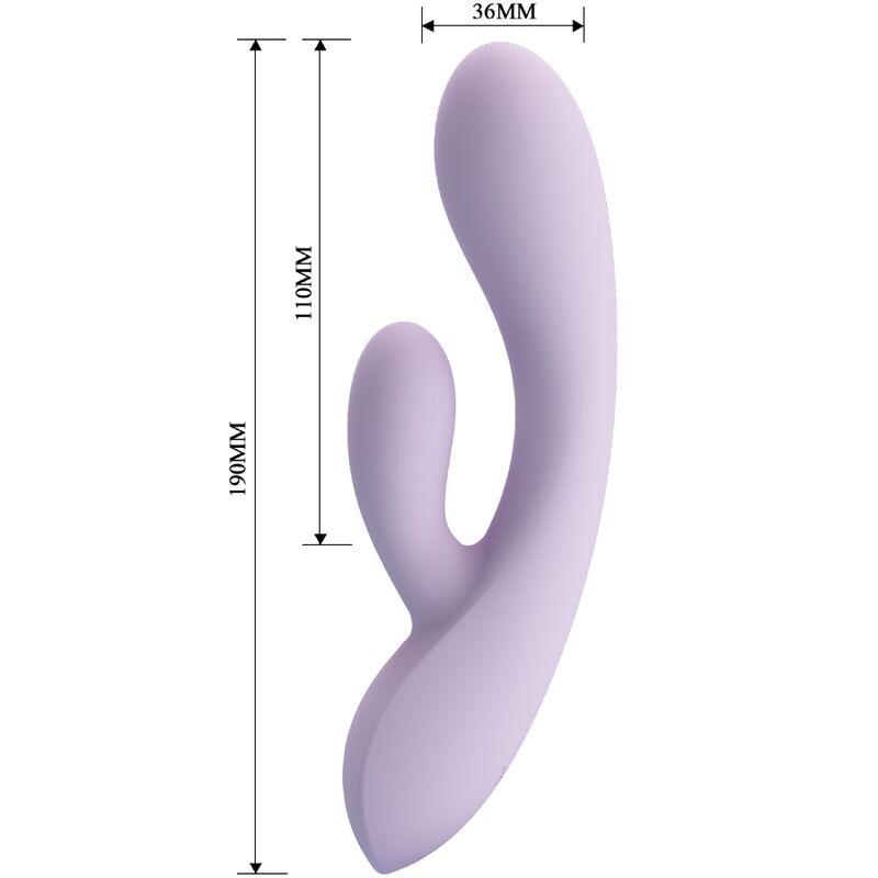 PRETTY LOVE - ROSOLYN RABBIT VIBRATOR 10 VIBRATIONS PURPLE - 4