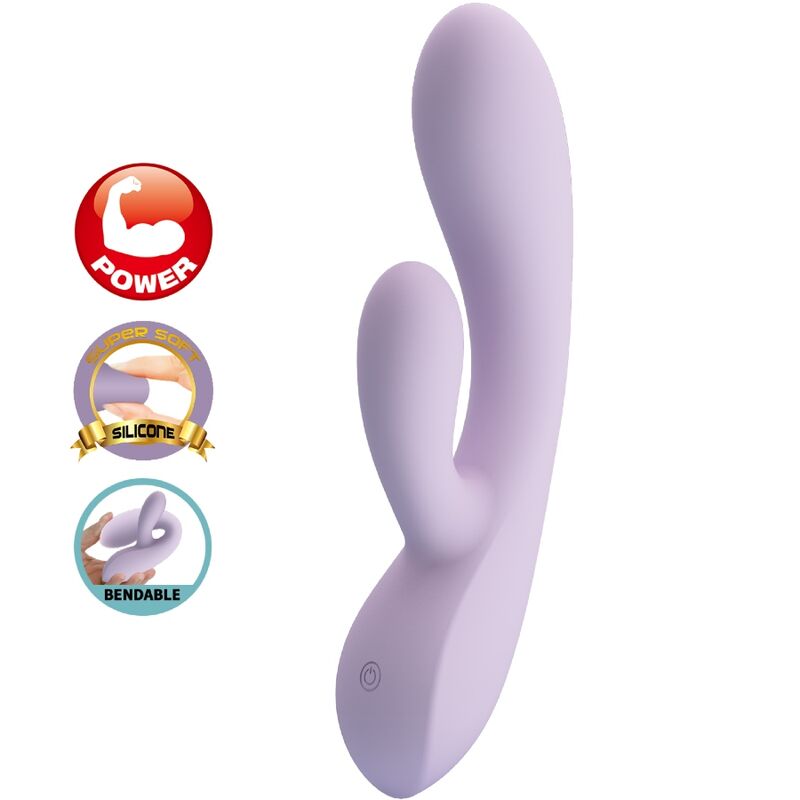 PRETTY LOVE - ROSOLYN RABBIT VIBRATOR 10 VIBRATIONS PURPLE - 8
