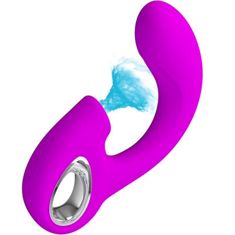 PRETTY LOVE - SIBEL SIBEL G-SPOT VIBRATOR + CLITORIS STIMULATOR 10 VIBRATIONS PURPLE - 6
