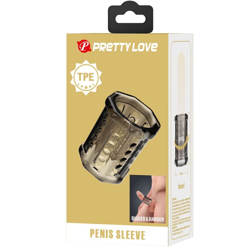 PRETTY LOVE - RONAEL PENIS SLEEVE SUPER STRETCHY TRANSPARENT - 2