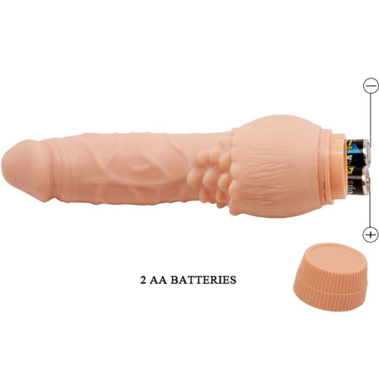 BAILE - BARBARA REALISTIC VIBRATOR 19.5 CM FLESH - 1