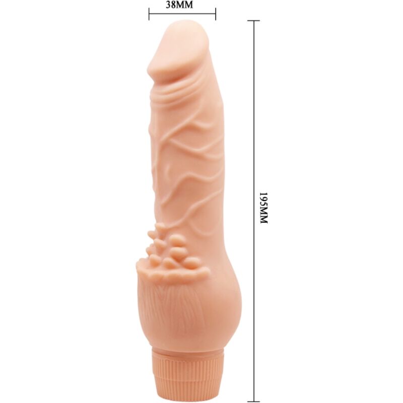 BAILE - BARBARA REALISTIC VIBRATOR 19.5 CM FLESH - 5