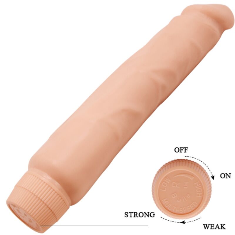 BAILE - JACK REALISTIC VIBRATOR 26 CM FLESH - 6