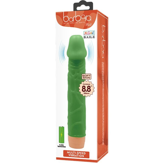 BAILE - BILL REALISTIC VIBRATOR 22.5 CM GREEN - 1