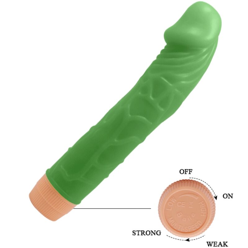 BAILE - BILL REALISTIC VIBRATOR 22.5 CM GREEN - 2