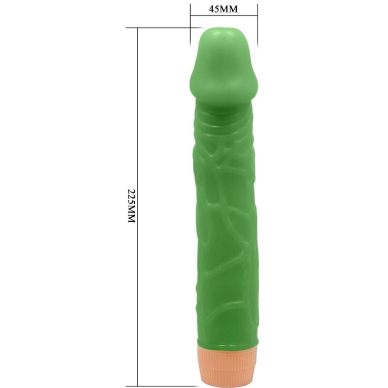 BAILE - BILL REALISTIC VIBRATOR 22.5 CM GREEN - 3