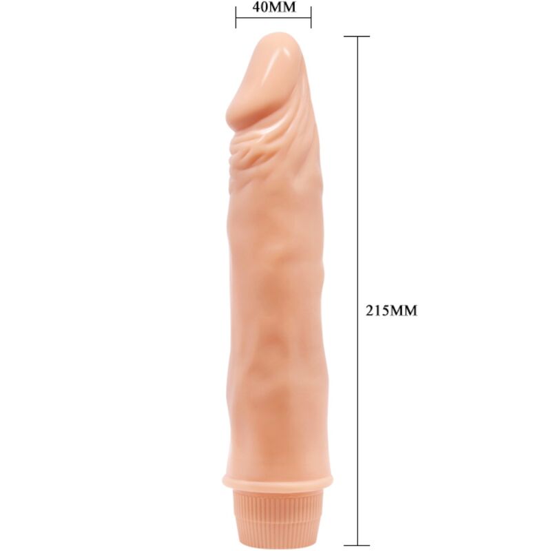 BAILE - DWARF REALISTIC VIBRATOR 21 CM FLESH - 3