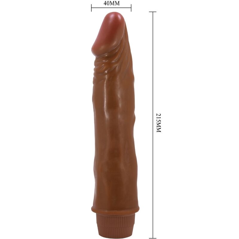 BAILE - DWARF REALISTIC VIBRATOR 21 CM MULATTO - 3