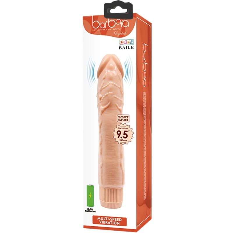 BAILE - DYBBUK REALISTIC VIBRATOR 24 CM FLESH - 3