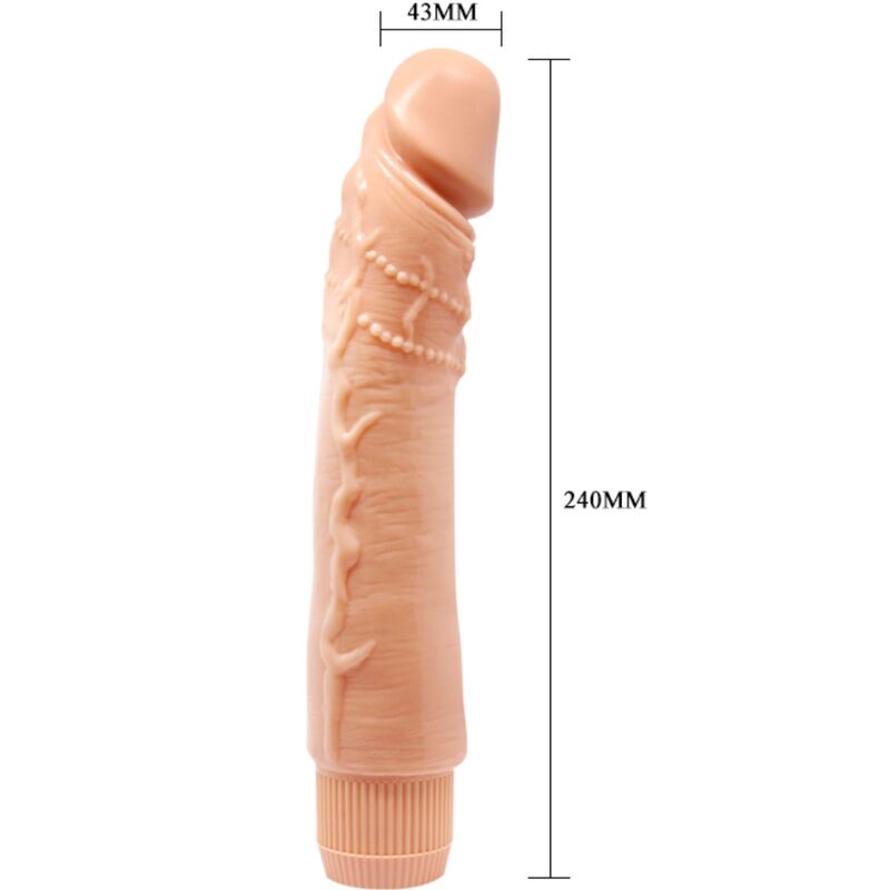 BAILE - DYBBUK REALISTIC VIBRATOR 24 CM FLESH - 4