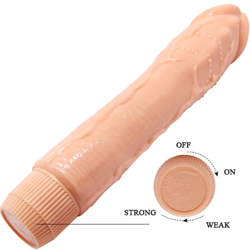 BAILE - DYBBUK REALISTIC VIBRATOR 24 CM FLESH - 5