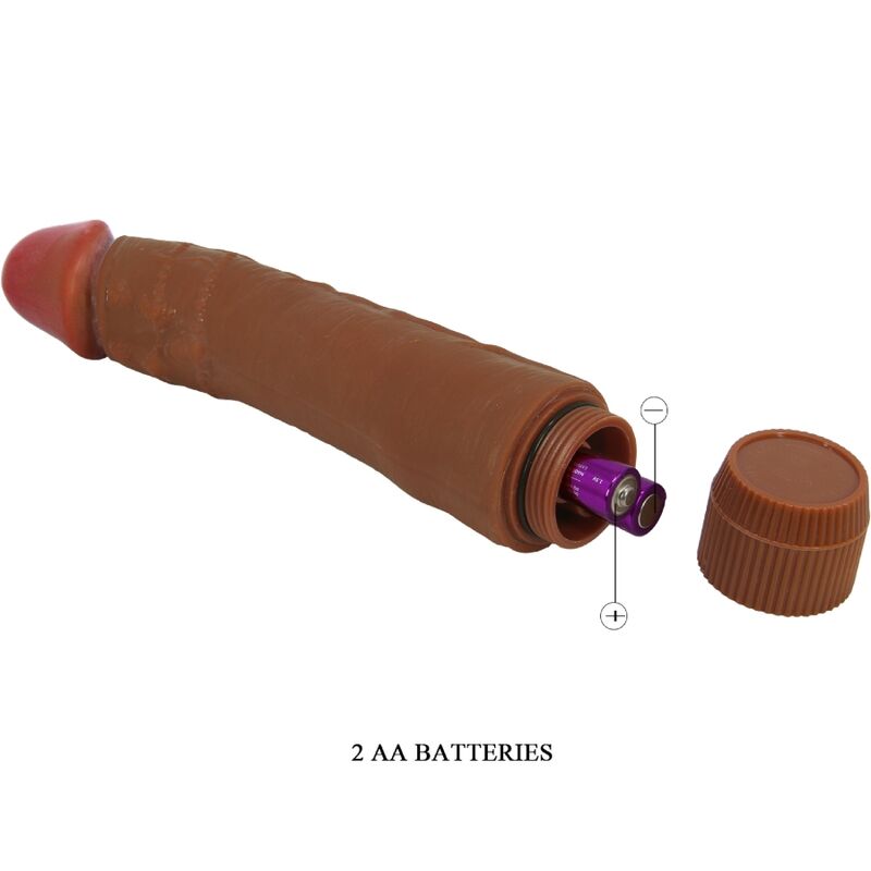 BAILE - DYBBUK REALISTIC VIBRATOR 24 CM MULATTO - 3