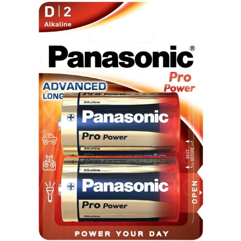 PANASONIC - PRO POWER ALKALINE D BATTERY LR20 BLISTER*2 - 1