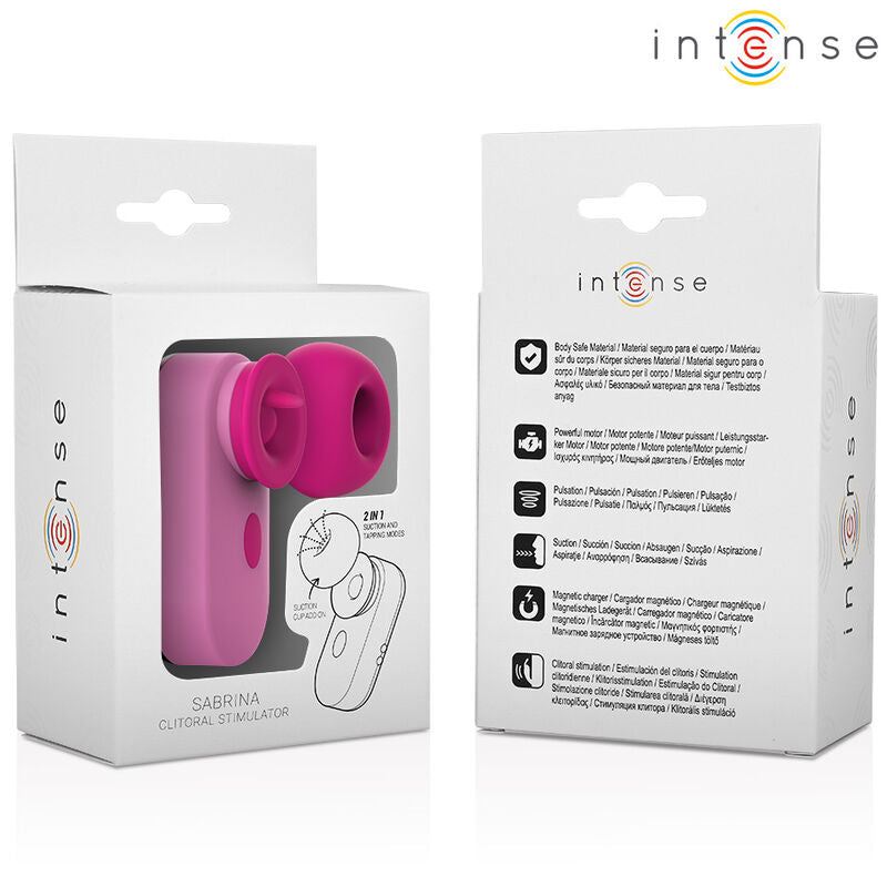 INTENSE - SABRINA CLIT STIMULATOR PINK - 7