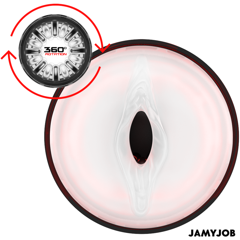 JAMYJOB - STORM AUTOMATIC VAGINA MASTURBATOR 10 ROTATION AND THRUST MODES - 2