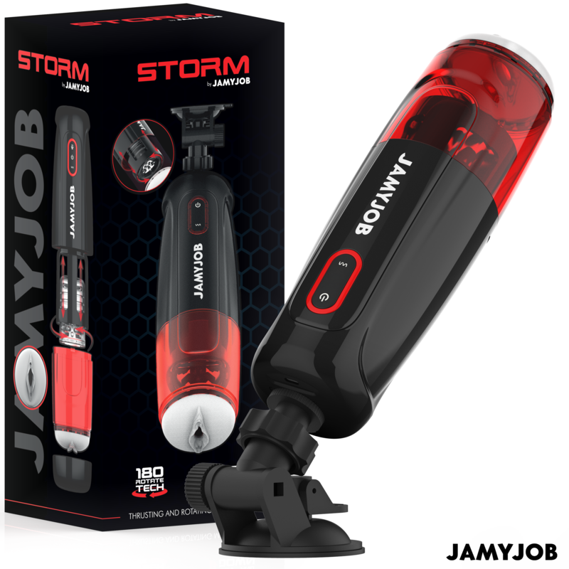 JAMYJOB - STORM AUTOMATIC VAGINA MASTURBATOR 10 ROTATION AND THRUST MODES - 7
