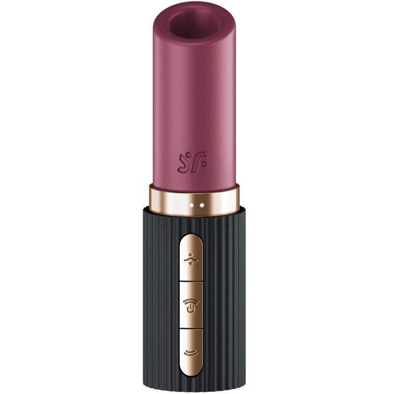 SATISFYER - PRO 2 KISS WAVE CLITORIS STIMULATOR GARNET / BLACK - 5