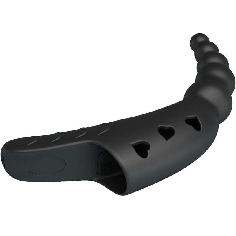PRETTY LOVE - JORDIN FINGER VIBRATOR 10 VIBRATIONS BLACK - 5