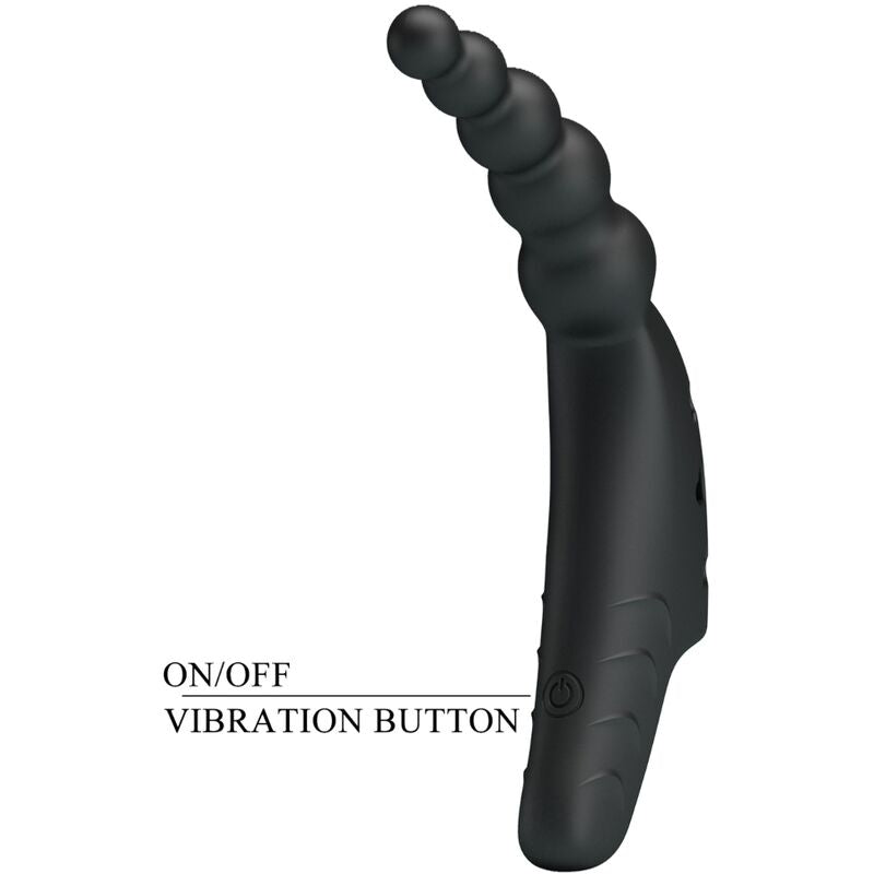 PRETTY LOVE - JORDIN FINGER VIBRATOR 10 VIBRATIONS BLACK - 8