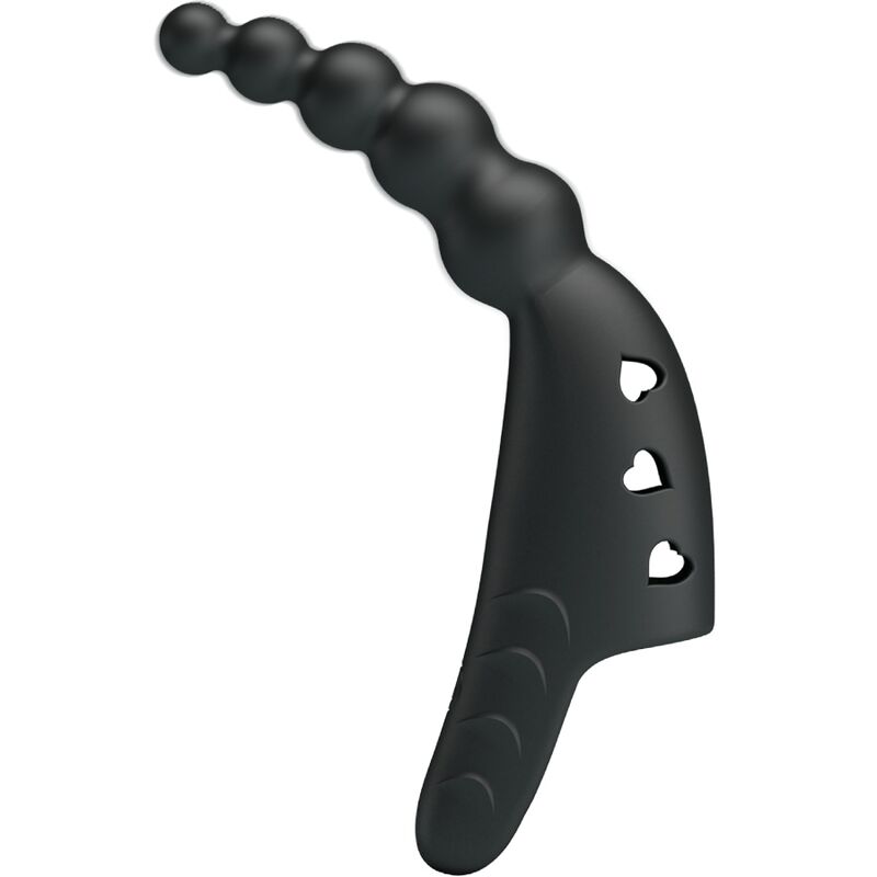 PRETTY LOVE - JORDIN FINGER VIBRATOR 10 VIBRATIONS BLACK - 9