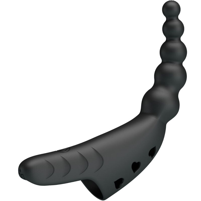 PRETTY LOVE - JORDIN FINGER VIBRATOR 10 VIBRATIONS BLACK - 1