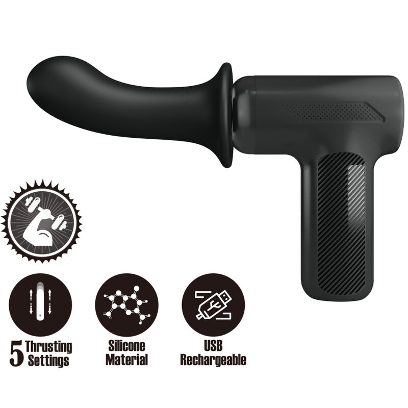 PRETTY LOVE - DJ DOCTOR MASSAGER 5 SETTINGS BLACK - 11